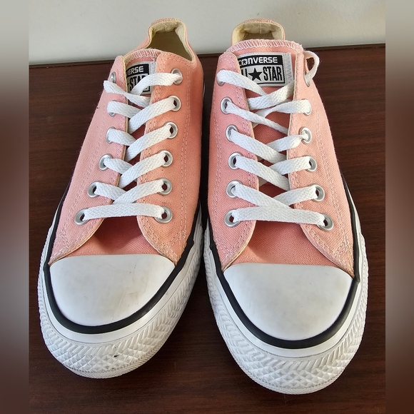 CONVERSE All Star Low Unisex Pink Lace Up Sneakers, Shoes - Picture 4 of 9